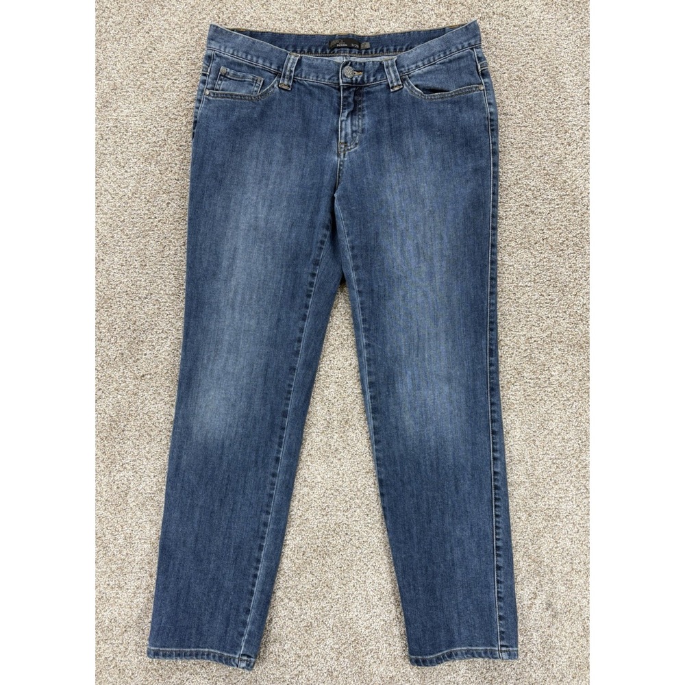 Prana Honour Jeans Womens 8/29 Blue Medium Wash Stretch Denim Organic Cotton